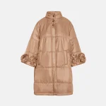 Μακρύ μπουφάν με απλικέ λουλούδια LYNNE SS26