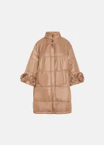 Μακρύ μπουφάν με απλικέ λουλούδια LYNNE SS26