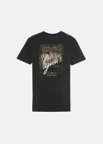 T-shirt with metallic logo print LYNNE SS26
