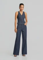 Striped high-waisted jeans LYNNE SS26 - Image 2