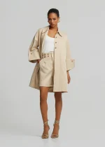 Buttoned trench coat LYNNE SS26 - Image 2