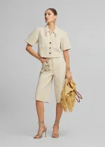 Short denim shirt LYNNE SS26 - Image 2