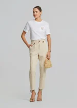 Βαμβακερή μπλούζα με logo LYNNE SS26 - Image 2