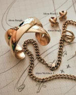 Alexa Studs L Χρυσό EDBLAD SS26 - Image 3