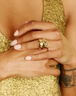 Barre Ring Maxi Gold EDBLAD SS26 - Image 3