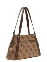 Women's shoulder bag latte logo/brown GUESS SS26 - Image 3