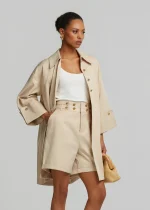 Buttoned trench coat LYNNE SS26 - Image 3