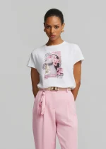 Μπλούζα με εμπριμέ τύπωμα LYNNE SS26 - Image 3