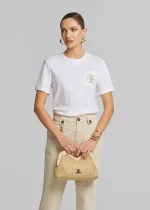 Βαμβακερή μπλούζα με logo LYNNE SS26 - Image 3