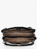 Karnilla Girlfriend Shoulder Bag Natural/Black GUESS SS26 - Image 4