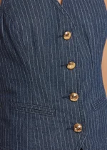 Τζιν ριγε γιλέκο LYNNE SS26 - Image 4