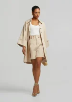 Buttoned trench coat LYNNE SS26 - Image 4