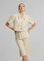 Short denim shirt LYNNE SS26 - Image 4