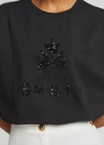 Μπλούζα με κεντημένο τύπωμα LYNNE SS26 - Image 4