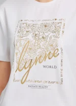 Μπλούζα με μεταλλιζέ Logo τύπωμα LYNNE SS26 - Image 4