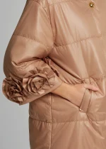 Μακρύ μπουφάν με απλικέ λουλούδια LYNNE SS26 - Image 5