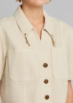 Short denim shirt LYNNE SS26 - Image 5