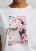 Μπλούζα με εμπριμέ τύπωμα LYNNE SS26 - Image 5