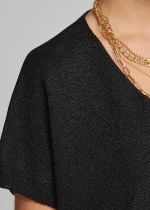 Πλεκτή λουρεξ μπλούζα με V λαιμόκοψη LYNNE SS26 - Image 5